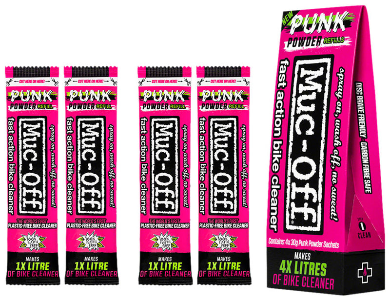 Load image into Gallery viewer, Muc-Off Punk Powder - 4 Pack Simply Mix With Water And You Are Ready To Clean