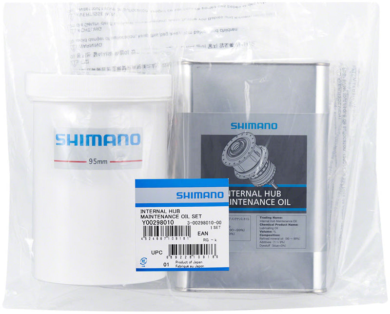 Load image into Gallery viewer, Shimano Internal Hub Maintenance Kit Gear Oil & Grease for 3, 7, & 8-Speed Internal Gears