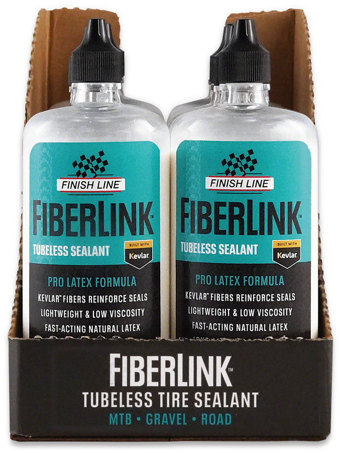 Load image into Gallery viewer, Finish Line Fiberlink Pro Latex Tubeless Tire Sealant, 8oz
