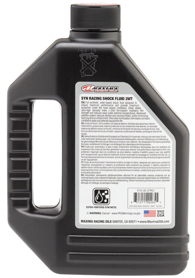 Load image into Gallery viewer, Manitou Maxima Synthetic All-Temperatures Suspension Oil - 3Wt, 1 Liter