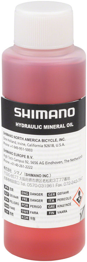 Shimano Mineral Oil Disc Brake Fluid, 100ml Hydraulic Bicycle Brake Fluid