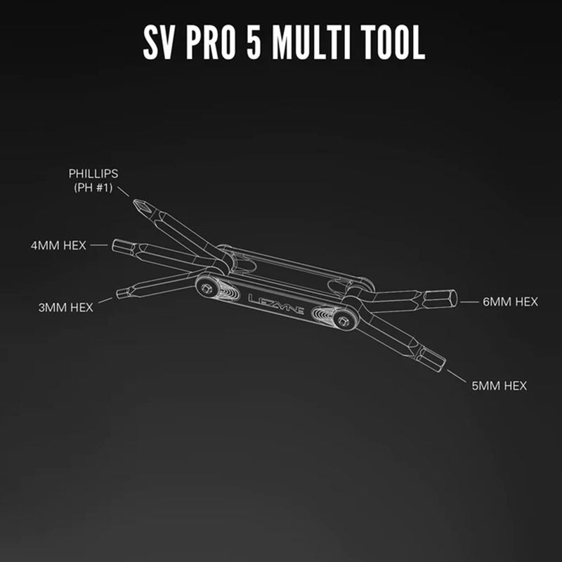 Load image into Gallery viewer, Lezyne SV Pro 5 Multi Tool, Silver NLA
