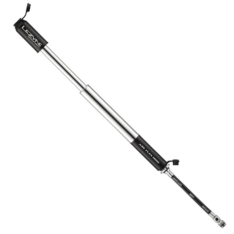 Load image into Gallery viewer, Lezyne ABS Pressure Drive Mini Frame Pump, Medium: Black/Polished Silver