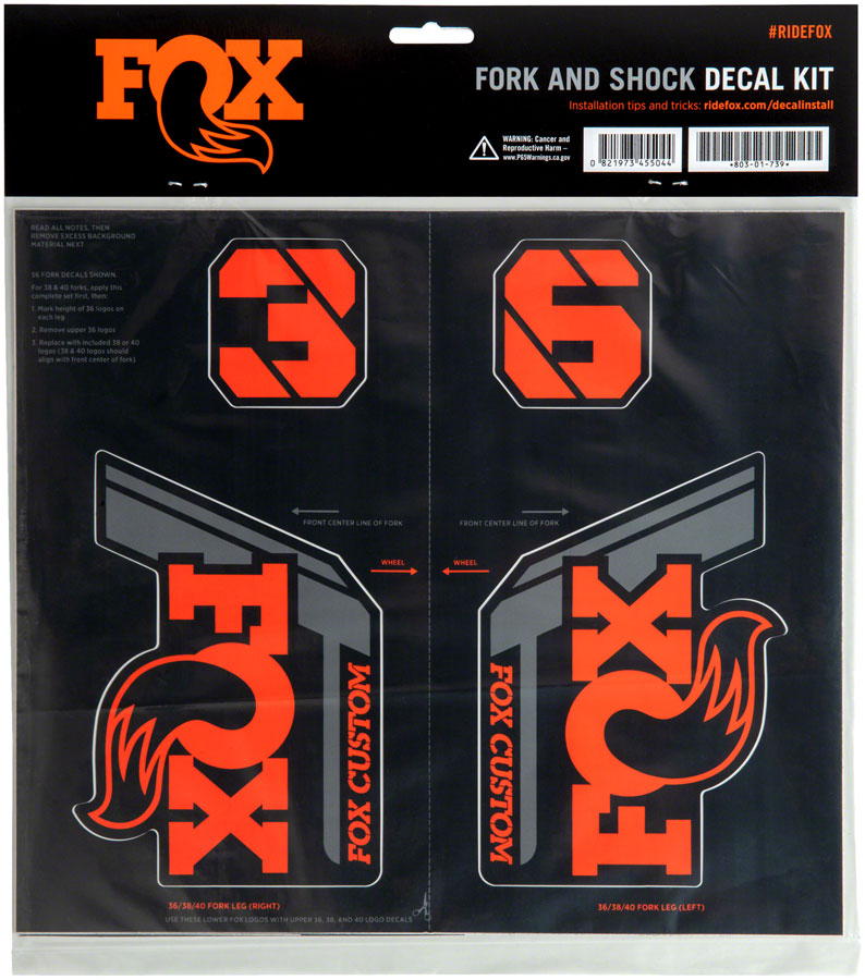 Load image into Gallery viewer, FOX-Fork-&-Shock-Decal-Kit-Sticker-Decal-STDC0151