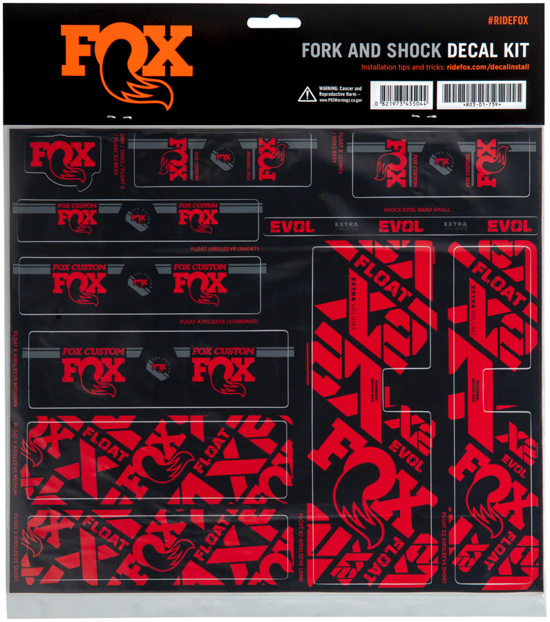 Load image into Gallery viewer, FOX-Fork-&-Shock-Decal-Kit-Sticker-Decal-STDC0145