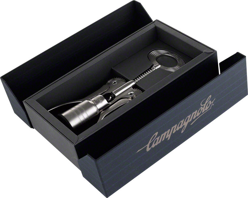 Load image into Gallery viewer, Campagnolo BIG Corkscrew Telescopic Bell Satin Bottle Opener w/ Collector&#39;s Box
