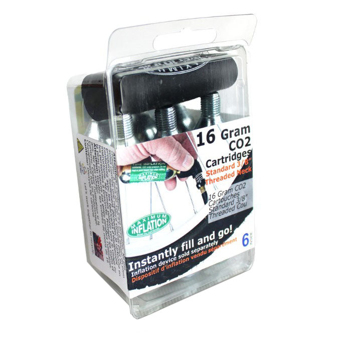 Load image into Gallery viewer, Maximum-Inflation-Threaded-Co2-Cartridges-CO2-and-Pressurized-Cartridge-16g-CO2C0209