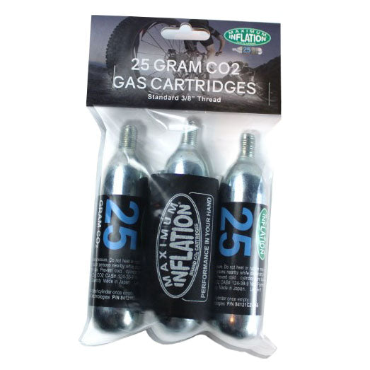 Load image into Gallery viewer, Maximum-Inflation-Threaded-Co2-Cartridges-CO2-and-Pressurized-Cartridge-25g-CO2C0211
