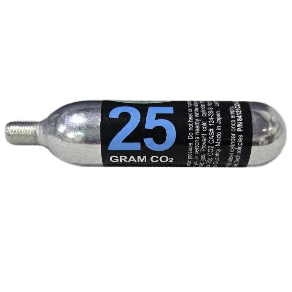 Load image into Gallery viewer, Maximum Inflation CO2 Cartridges, 3/8" threaded, 25g, 50 Pack