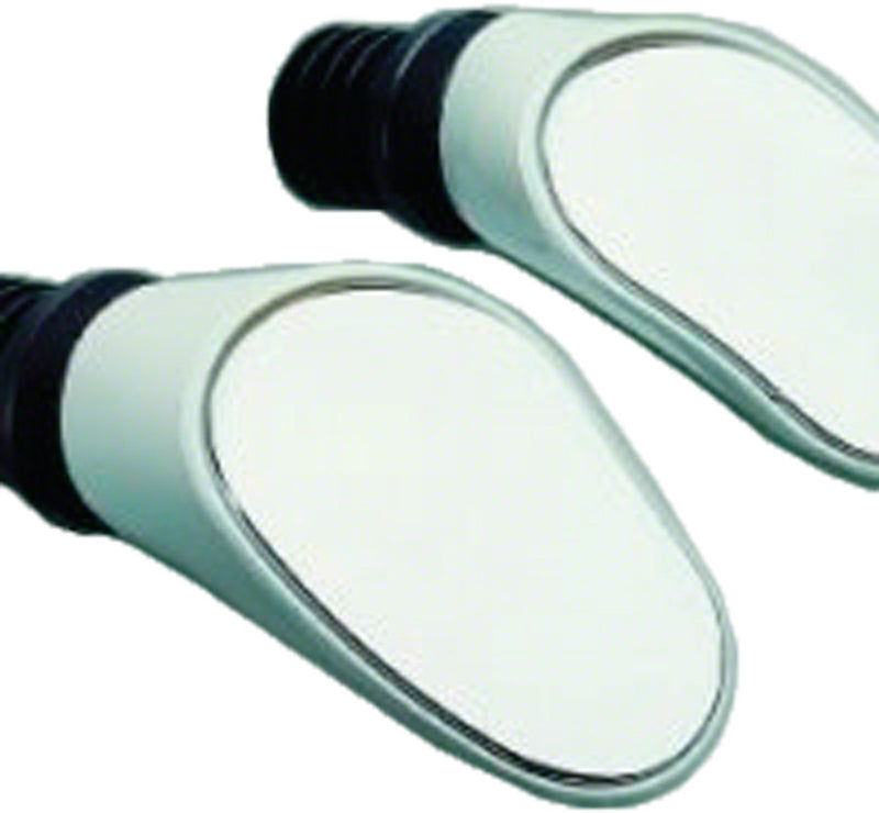 Load image into Gallery viewer, Sprintech Dropbar Mirror Single White Wide Field Of View Adjustable