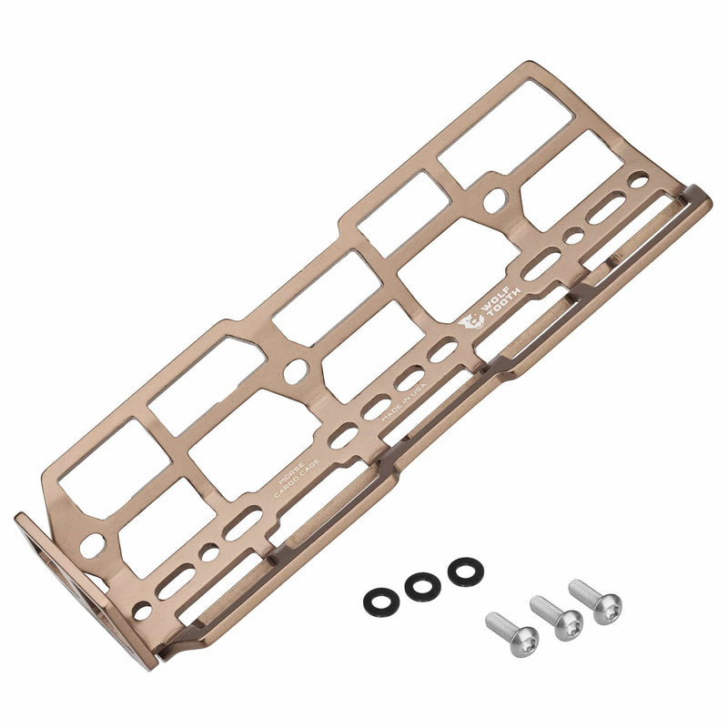 Load image into Gallery viewer, Wolf Tooth Morse Cargo Cage Bundle Durable Aluminum Bikepacking Gear with Straps