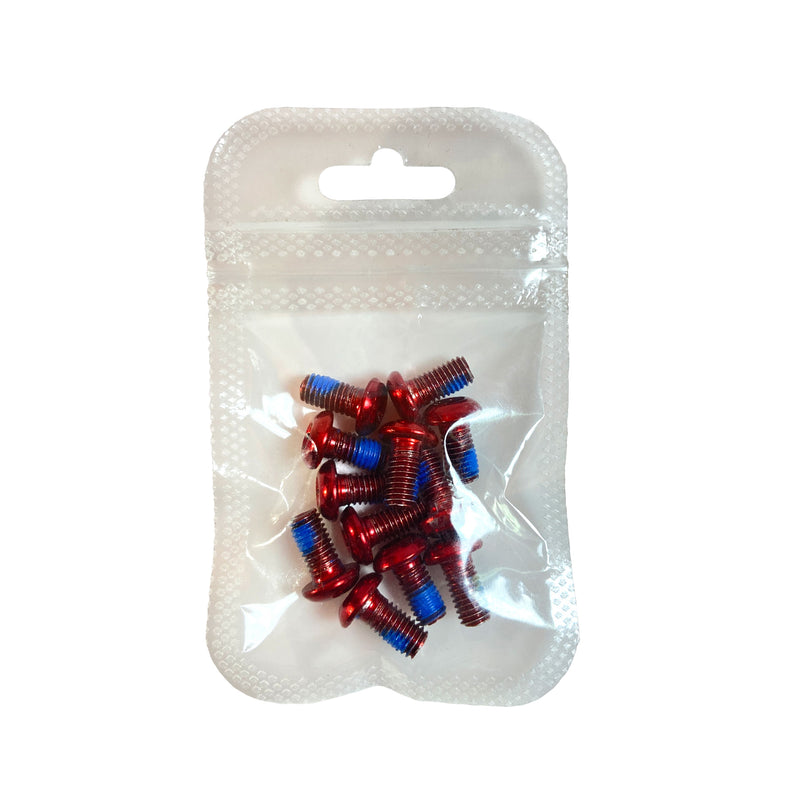 Load image into Gallery viewer, Miles Wide Steel Rotor Bolts, Red