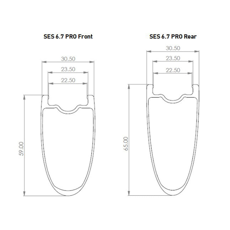 Load image into Gallery viewer, ENVE Composites SES 6.7 PRO Rear 700c,12x142, CL, XDR Blk/Wh
