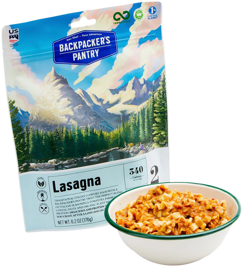 Load image into Gallery viewer, Backpacker's-Pantry-Vegetarian-Lasagna-Camping-and-Bikepacking-Food-OF1067PO1