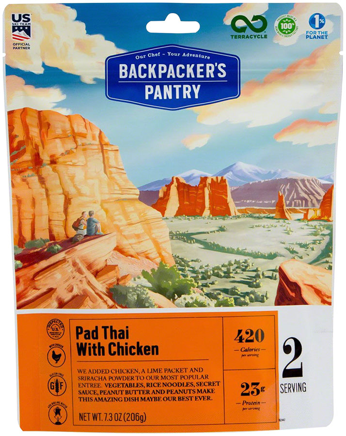 Load image into Gallery viewer, Backpacker&#39;s Pantry Pad Thai with Chicken: 2 Servings
