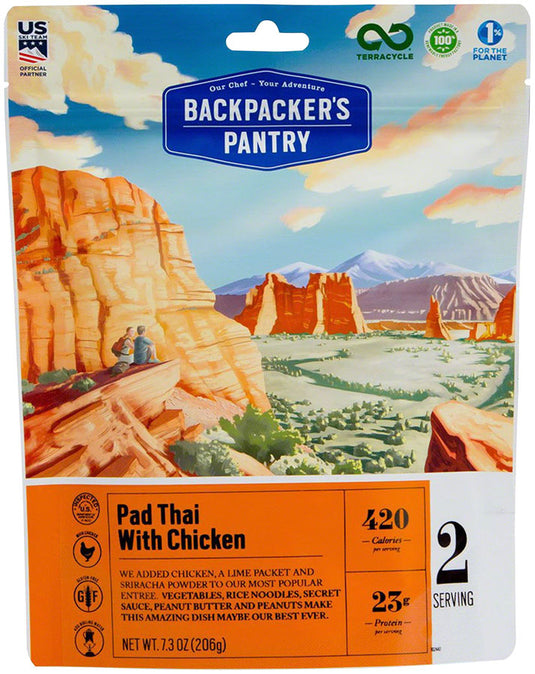 Backpacker's Pantry Pad Thai with Chicken: 2 Servings