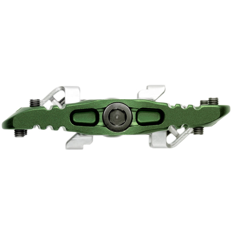 Load image into Gallery viewer, OneUp Components Clip Pedals, CrMo, Dark Green