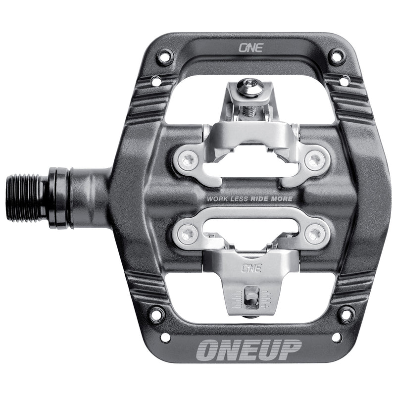 Load image into Gallery viewer, OneUp Components Clip Pedals, CrMo, Gray