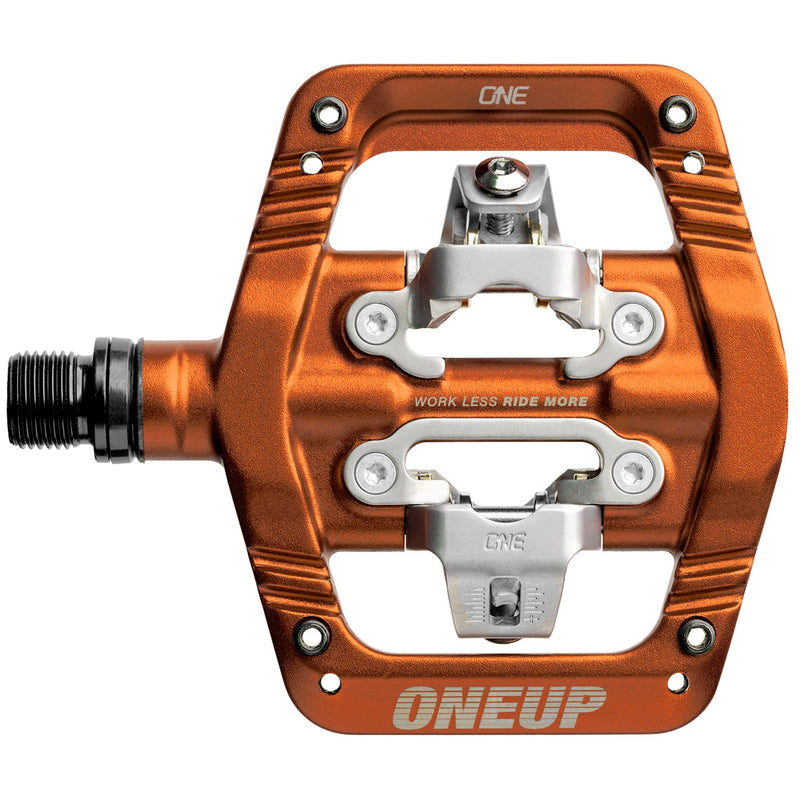 Load image into Gallery viewer, OneUp Components Clip Pedals, CrMo, Orange