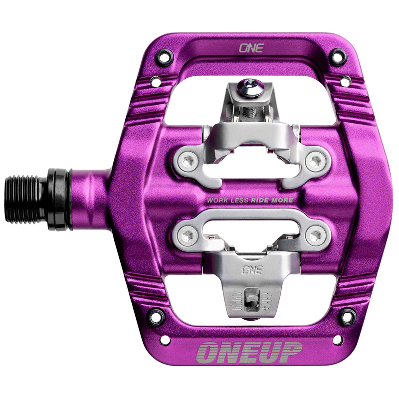 Load image into Gallery viewer, OneUp Components Clip Pedals, CrMo, Purple