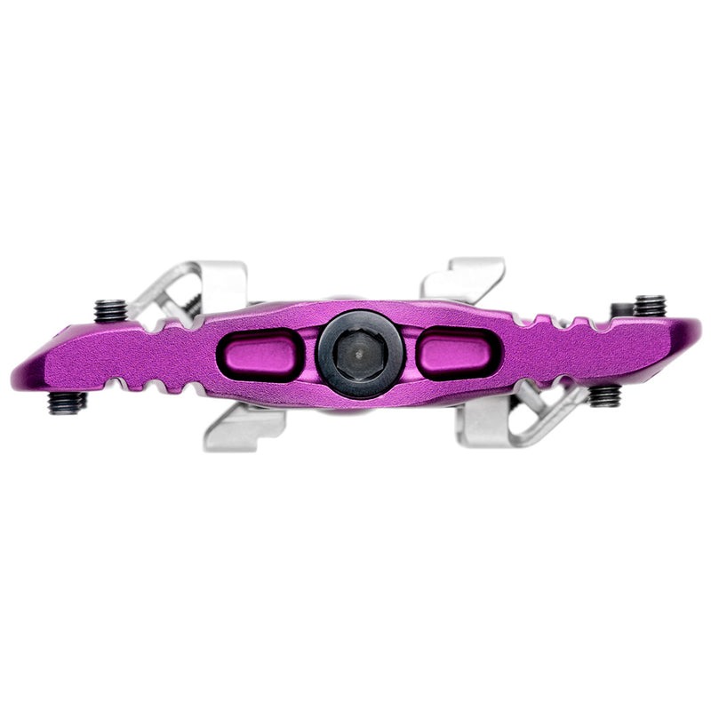 Load image into Gallery viewer, OneUp Components Clip Pedals, CrMo, Purple