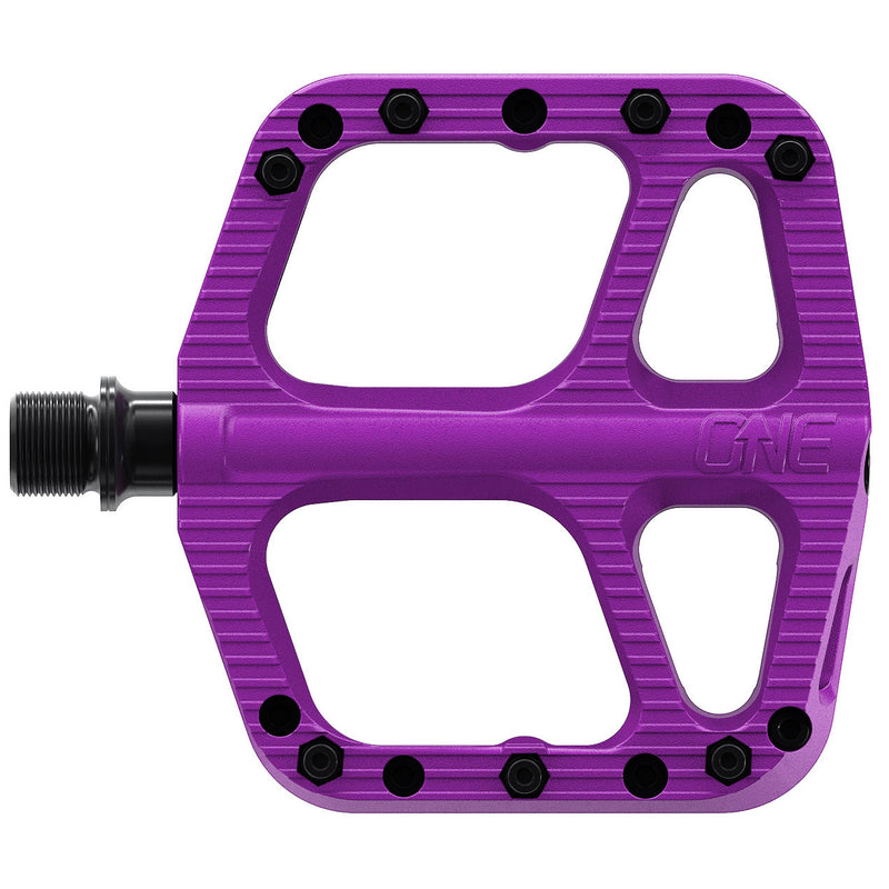Load image into Gallery viewer, OneUp-Components-Small-Composite-Flat-Platform-Pedals-Composite-PEDL2434-Bicycle-Pedals