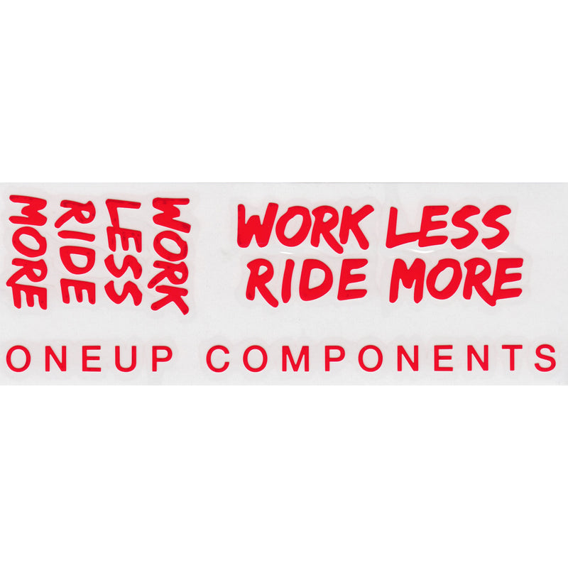 Load image into Gallery viewer, OneUp Components Riser Bar Decal Kit, Red