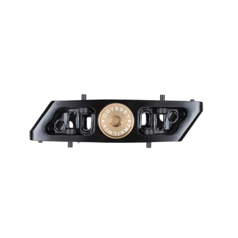 Load image into Gallery viewer, Odyssey Trailmix Platform Pedals 9/16" Chromoly Aluminum Body Removable Pins Blk