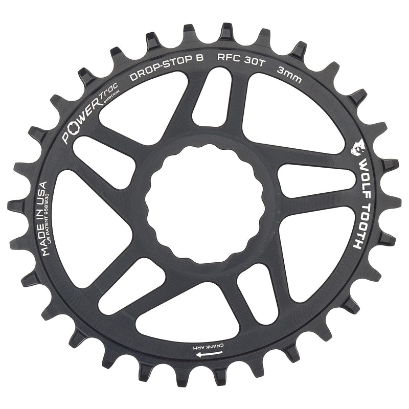 Load image into Gallery viewer, Wolf Tooth Elliptical Chainring 30t RaceFace/Easton Direct Mount 12-Speed Alloy