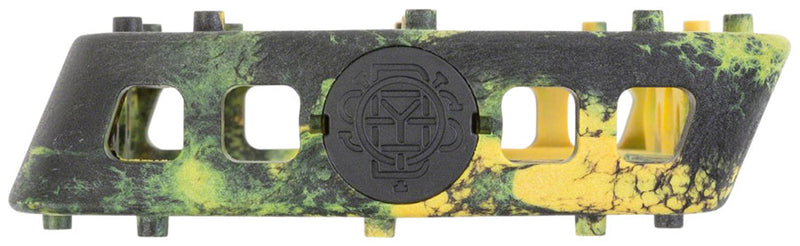 Load image into Gallery viewer, Odyssey Twisted Pro PC Pedals 9/16" Chromoly Axle Nylon Body Molded Pins Yellow