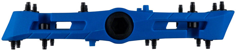 Load image into Gallery viewer, Raceface Chester Large Platform Pedals, Body: Nylon, Spindle: Cr-Mo, 9/16'', Blue, Pair