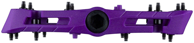 Load image into Gallery viewer, Raceface Chester Large Platform Pedals, Body: Nylon, Spindle: Cr-Mo, 9/16'', Purple, Pair