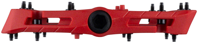 Load image into Gallery viewer, Raceface Chester Large Platform Pedals, Body: Nylon, Spindle: Cr-Mo, 9/16'', Red, Pair