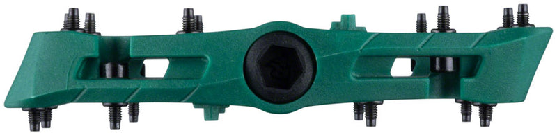 Load image into Gallery viewer, Raceface Chester Small Platform Pedals, Body: Nylon, Spindle: Cr-Mo, 9/16'', Green, Pair