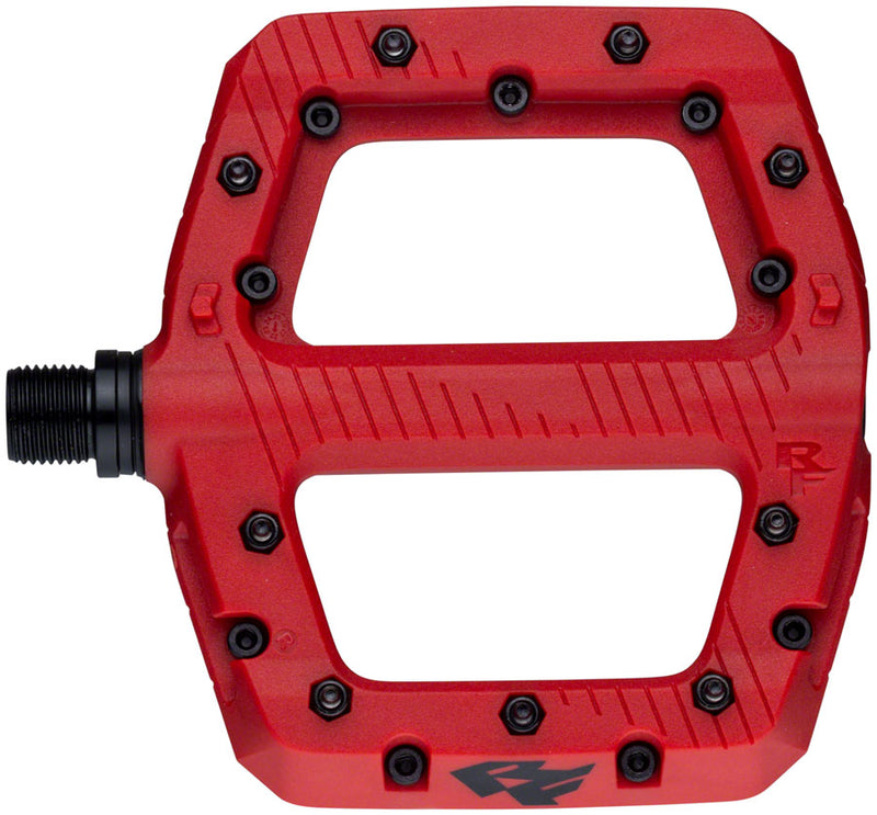 Load image into Gallery viewer, Raceface Chester Small Platform Pedals, Body: Nylon, Spindle: Cr-Mo, 9/16'', Red, Pair