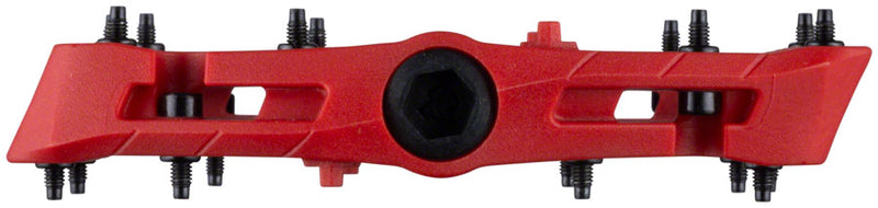 Load image into Gallery viewer, Raceface Chester Small Platform Pedals, Body: Nylon, Spindle: Cr-Mo, 9/16'', Red, Pair