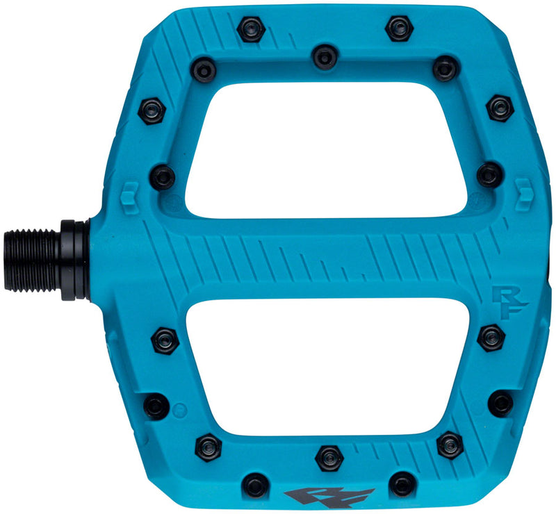 Load image into Gallery viewer, Raceface Chester Small Platform Pedals, Body: Nylon, Spindle: Cr-Mo, 9/16'', Turquoise, Pair