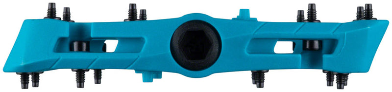 Load image into Gallery viewer, Raceface Chester Small Platform Pedals, Body: Nylon, Spindle: Cr-Mo, 9/16'', Turquoise, Pair
