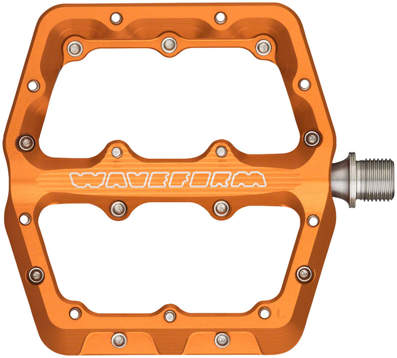 Load image into Gallery viewer, Wolf Tooth Components Waveform Platform Pedal, Large, Orange