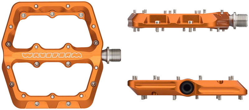 Load image into Gallery viewer, Wolf Tooth Components Waveform Platform Pedal, Large, Orange