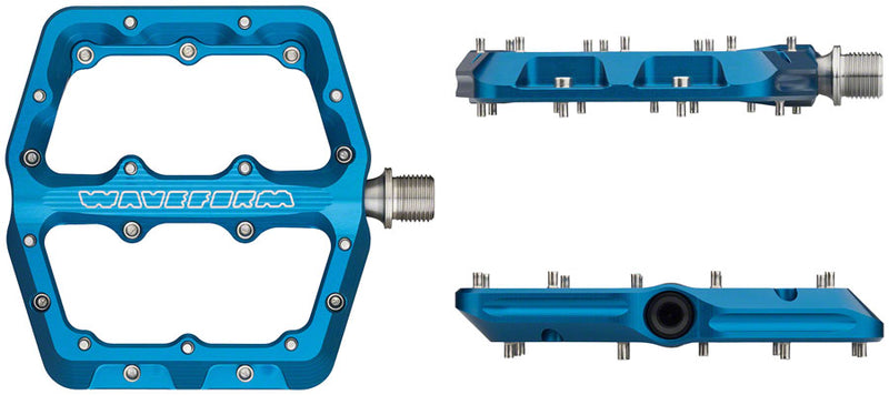 Load image into Gallery viewer, Wolf Tooth Components Waveform Platform Pedal, Large, Blue
