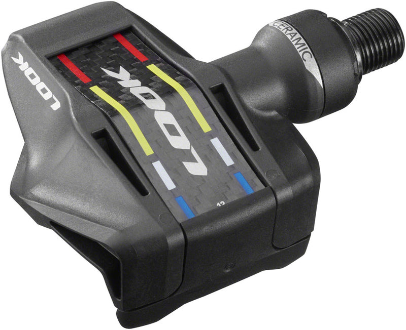 Load image into Gallery viewer, LOOK KEO Blade Carbon Ceramic Pedals - Single Sided Clipless, Chromoly, 9/16", Black, 56mm QF, 12Nm