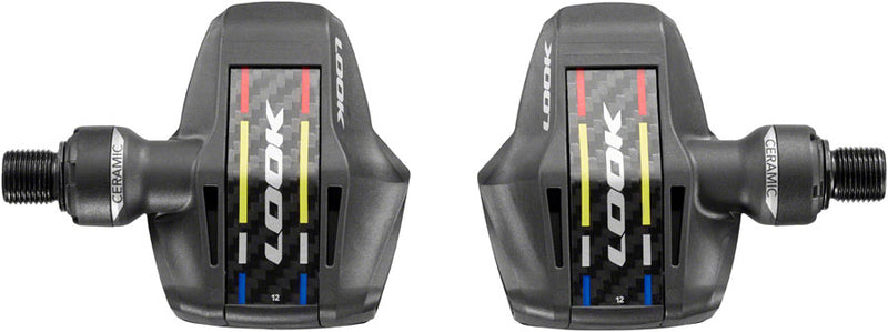 Load image into Gallery viewer, LOOK KEO Blade Carbon Ceramic Pedals - Single Sided Clipless, Chromoly, 9/16", Black, 53mm QF, 12Nm