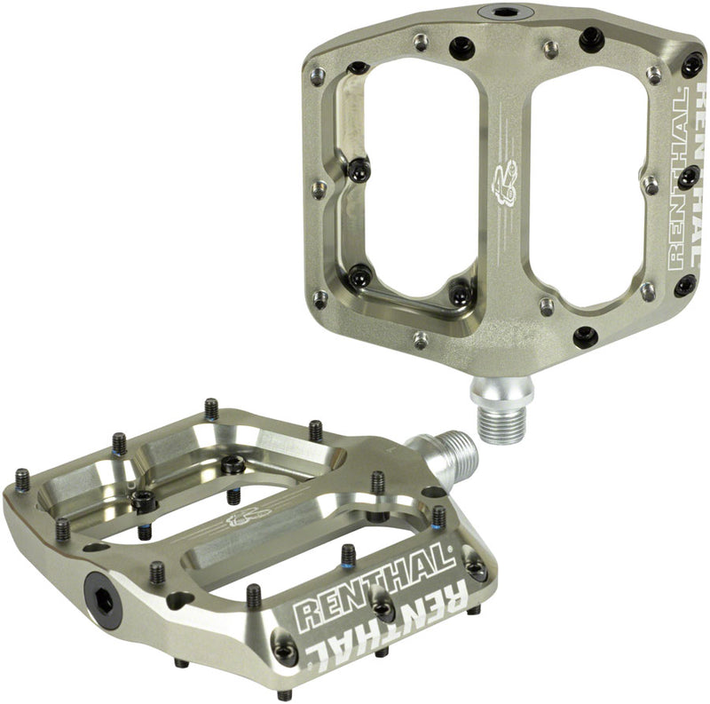 Load image into Gallery viewer, Renthal-Revo-F-Flat-Platform-Pedals-Aluminum-Chromoly-Steel-PEDL2064-Bicycle-Pedals