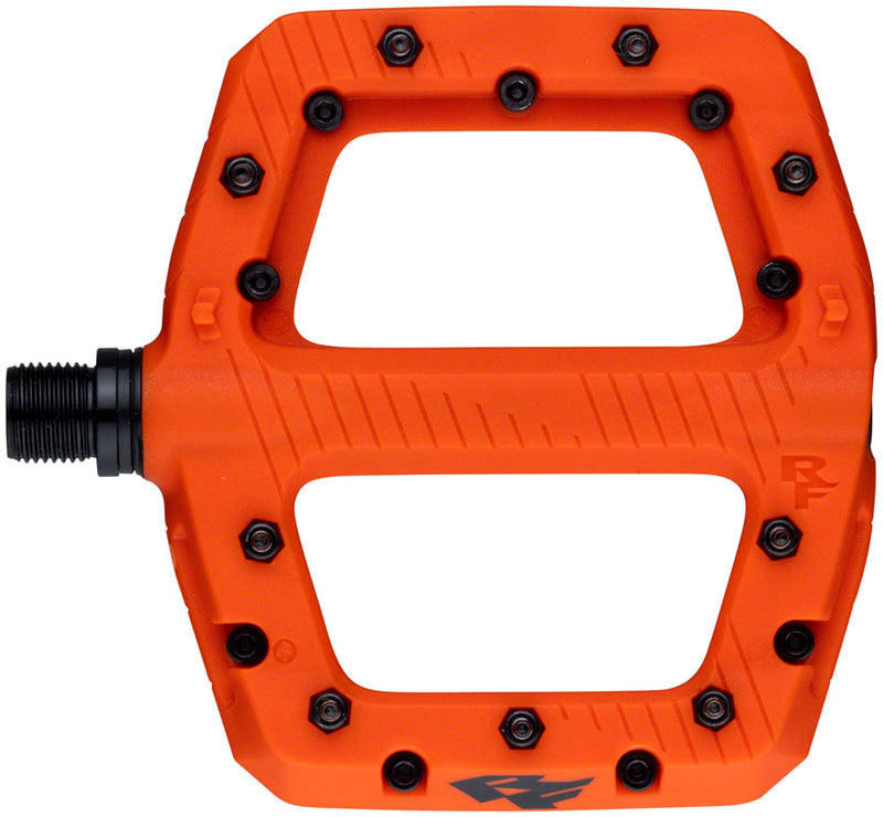 Load image into Gallery viewer, Raceface Chester Small Platform Pedals, Body: Nylon, Spindle: Cr-Mo, 9/16'', Orange, Pair