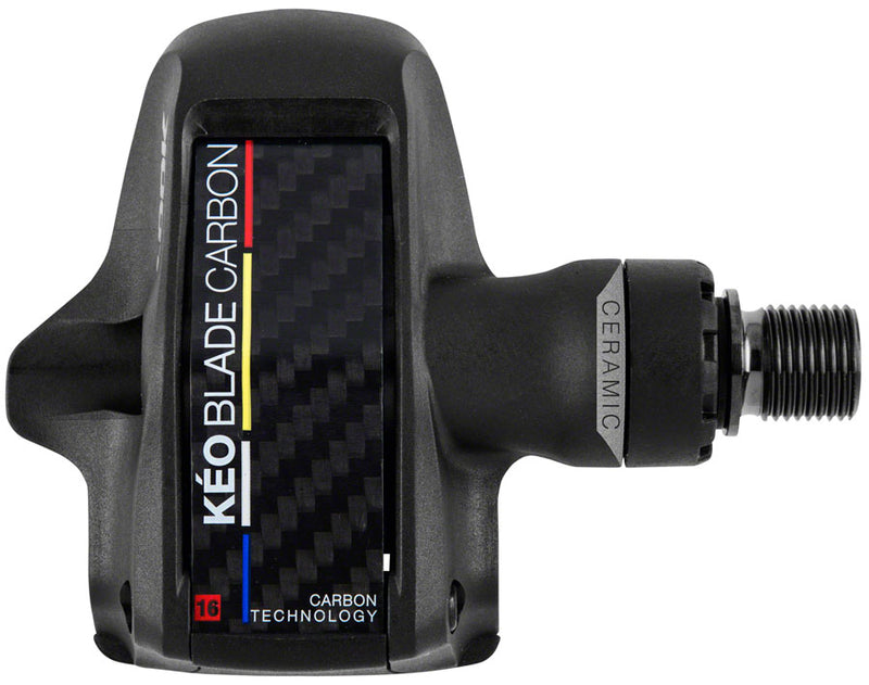 Load image into Gallery viewer, LOOK KEO BLADE CARBON CERAMIC Single Sided Clipless Pedals 9/16&quot; Chromoly Black
