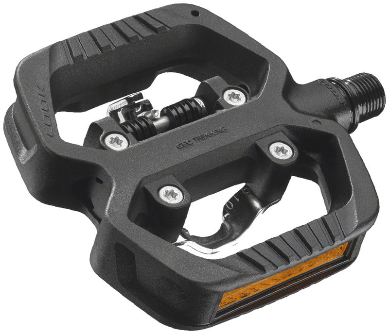 Load image into Gallery viewer, LOOK GEO TREKKING Single Side Clipless Platform Pedals 9/16" Chromoly Axle Black