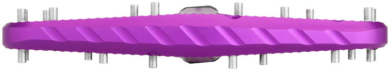 Load image into Gallery viewer, Wolf Tooth Ripsaw Aluminum Pedals - Platform, Aluminum, 9/16", Ultraviolet Purple