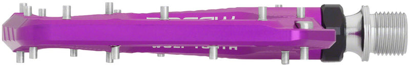 Load image into Gallery viewer, Wolf Tooth Ripsaw Aluminum Pedals - Platform, Aluminum, 9/16", Ultraviolet Purple