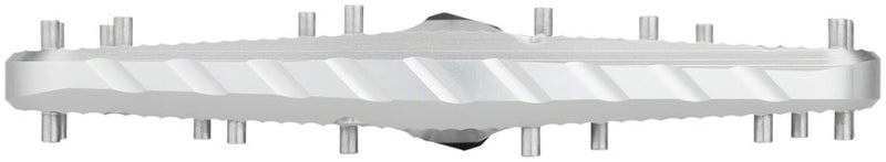 Load image into Gallery viewer, Wolf Tooth Ripsaw Aluminum Pedals - Platform, Aluminum, 9/16", Black, Raw Silver